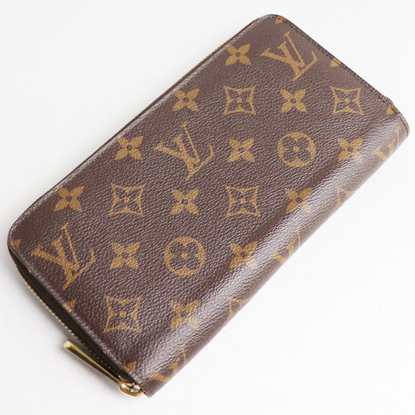 LOUIS VUITTON ルイ・ヴィトン ジッピーウォレット 長財布 ラウンドファスナー モノグラム モノグラム/コクリコ ブラウン M41896  MI0137 ユニセックス – 古恵良質店