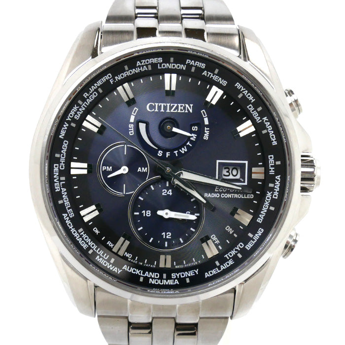 CITIZEN シチズン アテッサ ダブル ダイレクトフライト 腕時計 ソーラー AT9060-54L/H820-T021697 電波 メンズ –  古恵良質店