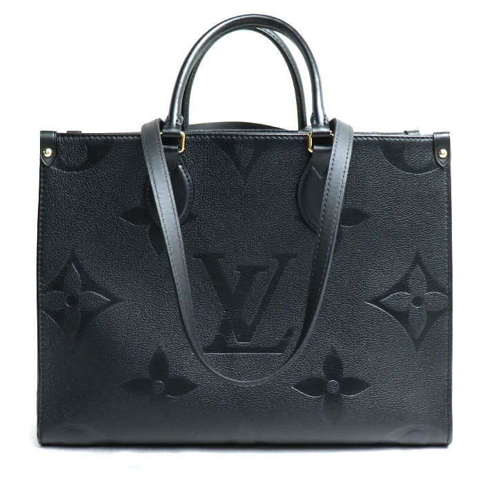 LOUIS VUITTON ルイ・ヴィトン オンザゴーMM トートバッグ モノグラムアンプラント ブラック M45595 ICチップ レディース –  古恵良質店