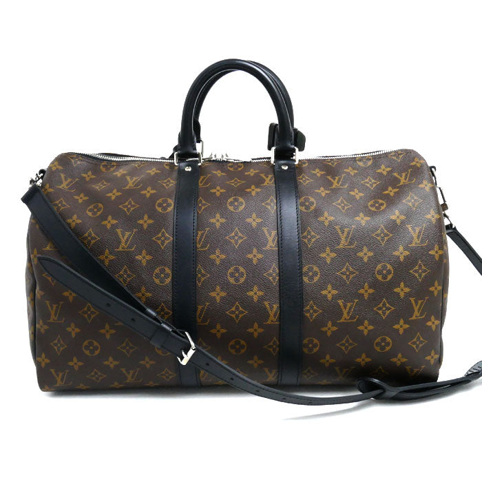 LOUIS VUITTON ルイ・ヴィトン キーポル・バンドリエール 45 ボストンバッグ モノグラム マカサー ブラウン M56711 DU1114  メンズ – 古恵良質店