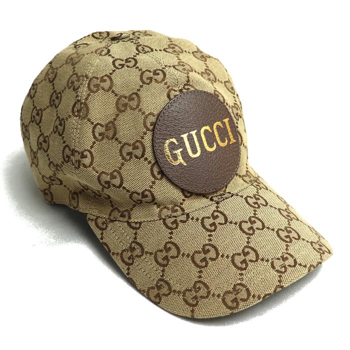 GUCCI グッチ GGキャンバス ロゴパッチ ベースボールキャップ キャップ ベージュ 576253 58 ユニセックス – 古恵良質店