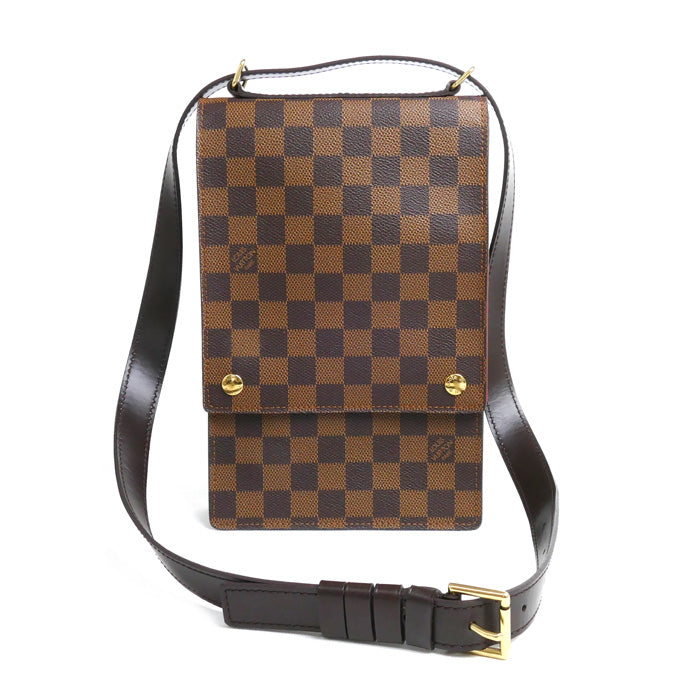 LOUIS VUITTON ルイ・ヴィトン ポートベローPM ショルダーバッグ ダミエ ブラウン エベヌ N45271 VI0090 レディース –  古恵良質店