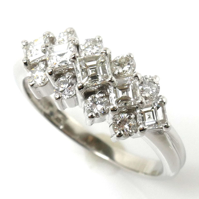 SEIKO セイコー Pt900プラチナ リング・指輪 ダイヤモンド1.00ct 10.5号 4.7g レディース【中古】