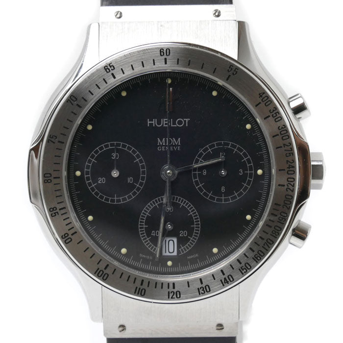 HUBLOT ウブロ MDM クロノグラフ 腕時計 電池式 1621.1 メンズ – 古恵良質店