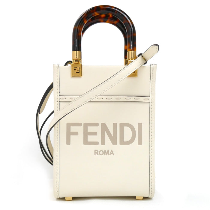 FENDI フェンディ サンシャイン ショッパースモール 2Wayショルダーバッグ ホワイト 8BS051ABVLF0K7E レディース – 古恵良質店