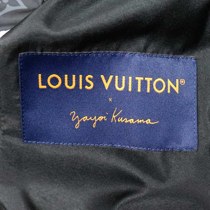 LOUIS VUITTON ルイ・ヴィトン 草間彌生コラボ ペイント ドット モチーフ ダウンジャケット ブラック ホワイト RM231H V33 HOB31E 52 メンズ【中古】【美品】