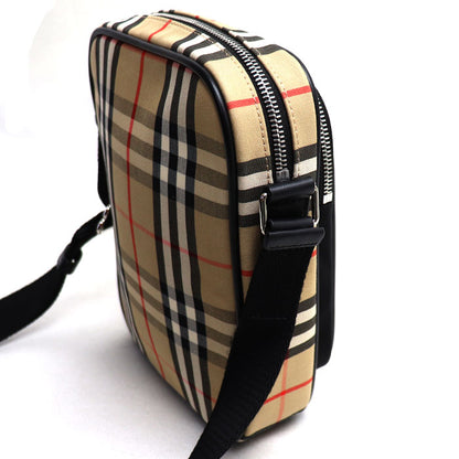 BURBERRY バーバリー ヴィンテージチェック クロスボディ ショルダーバッグ ベージュ 8023381 ユニセックス【中古】【美品】