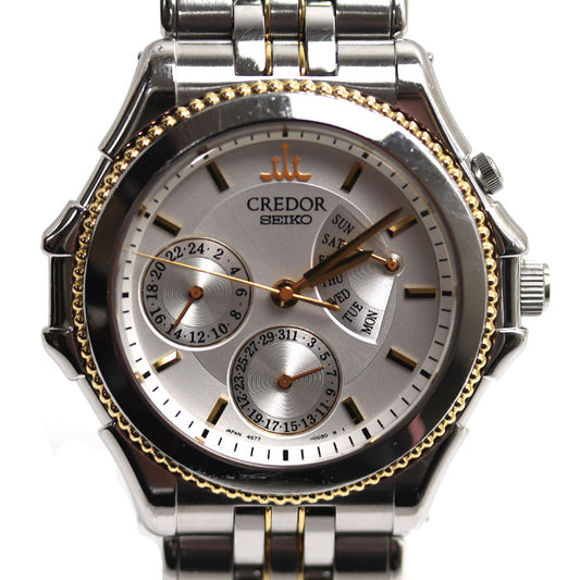 SEIKO セイコー クレドール パシフィーク 腕時計 自動巻き GCBG996/4S77-0A30 レトログラード メンズ【中古】