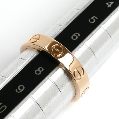 CARTIER カルティエ K18PG ピンクゴールド ミニラブ リング・指輪 B4085247 7号 47 3.4g レディース【中古】【美品】