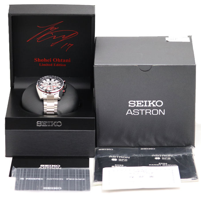 SEIKO セイコー ASTRON GPS 衛星電波  Shohei Ohtani 2020 腕時計 ソーラー SBXC081/5X53-0BE0 大谷翔平 2020限定 メンズ【中古】