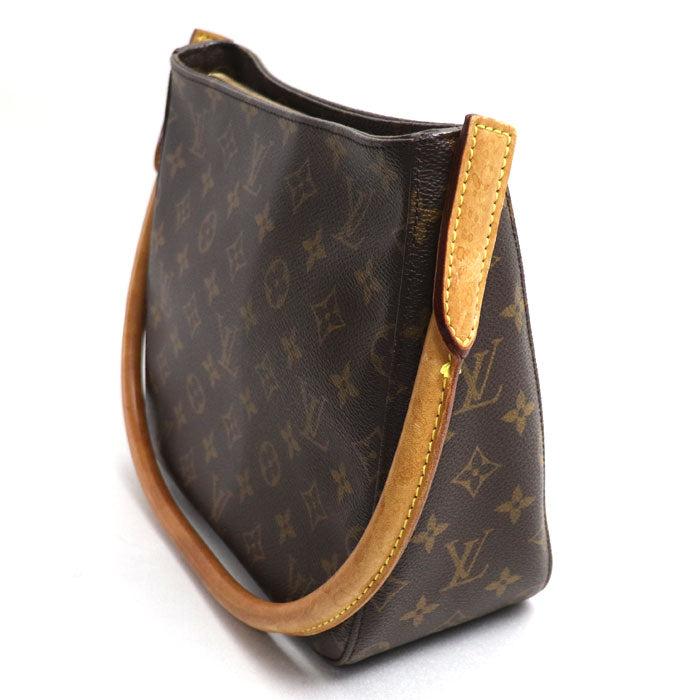 LOUIS VUITTON ルイ・ヴィトン ルーピングMM ショルダーバッグ モノグラム ブラウン M51146 MI0031 レディース【中古】