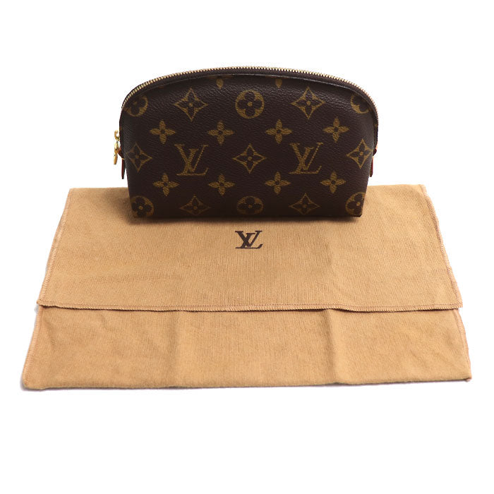 LOUIS VUITTON ルイ・ヴィトン ポシェットコスメティック PM ポーチ モノグラム ブラウン M47515 CA0043 レディース【中古】