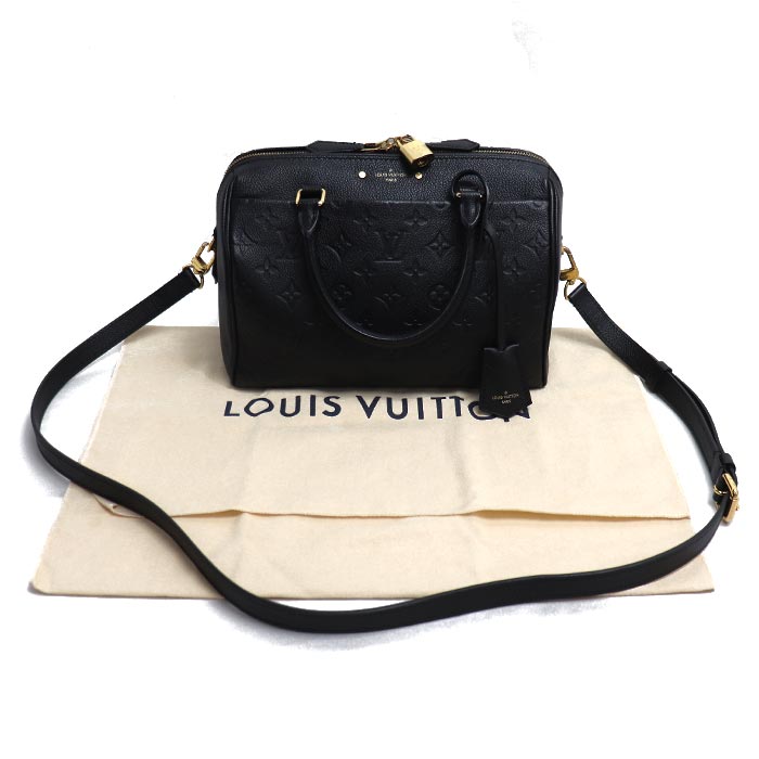 LOUIS VUITTON ルイ・ヴィトン スピーディバンドリエール 25 2Wayショルダーバッグ アンプラント ブラック M42401 DU0149 レディース【中古】