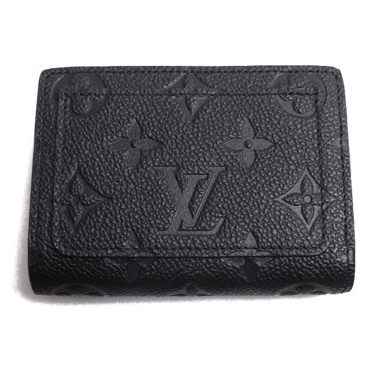 LOUIS VUITTON ルイ・ヴィトン ポルトフォイユクレア 二つ折り財布 アンプラント ブラック M80151 ICチップ レディース【未使用】【買取品】