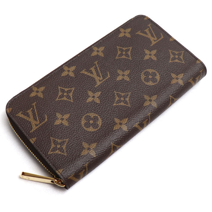 LOUIS VUITTON ルイ・ヴィトン ジッピーウォレット 長財布 ラウンドファスナー モノグラム ブラウン M42616 ICチップ ユニセックス【中古】【極美品】