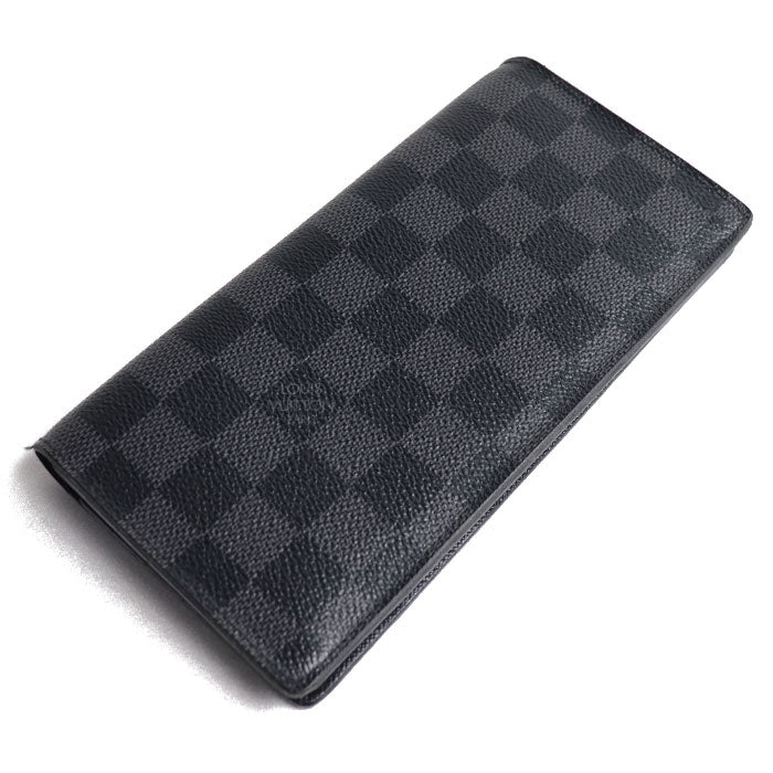 LOUIS VUITTON ルイ・ヴィトン ポルトフォイユロン 札入れ ダミエグラフィット グレー N62227 TA2116 メンズ【中古】