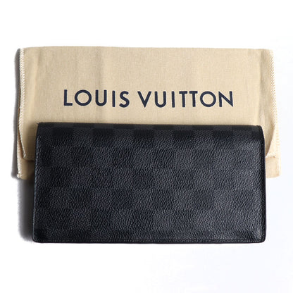 LOUIS VUITTON ルイ・ヴィトン ポルトフォイユロン 札入れ ダミエグラフィット グレー N62227 TA2116 メンズ【中古】