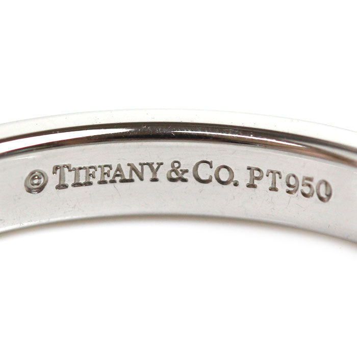 TIFFANY&Co. ティファニー Pt950プラチナ フラットバンドリング リング・指輪 60001912 21号 6.0g ユニセックス【中古】【美品】