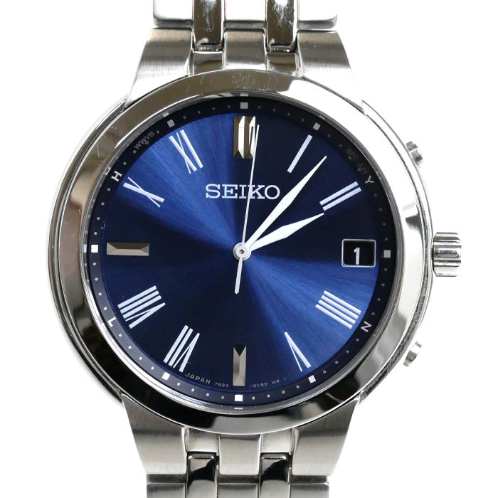 SEIKO セイコー セイコーセレクション 腕時計 ソーラー SBTM265/7B24-0BS0 電波 メンズ【中古】