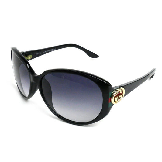 GUCCI グッチ インターロッキングG サングラス ブラック GG3174/F/S レディース【中古】