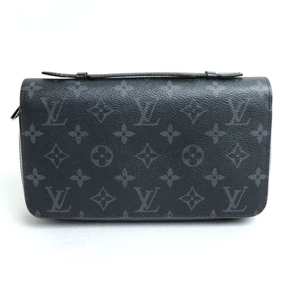 LOUIS VUITTON ルイ・ヴィトン ジッピーXL 長財布 ラウンドファスナー モノグラムエクリプス グレー M61698 CA0157 メンズ【中古】