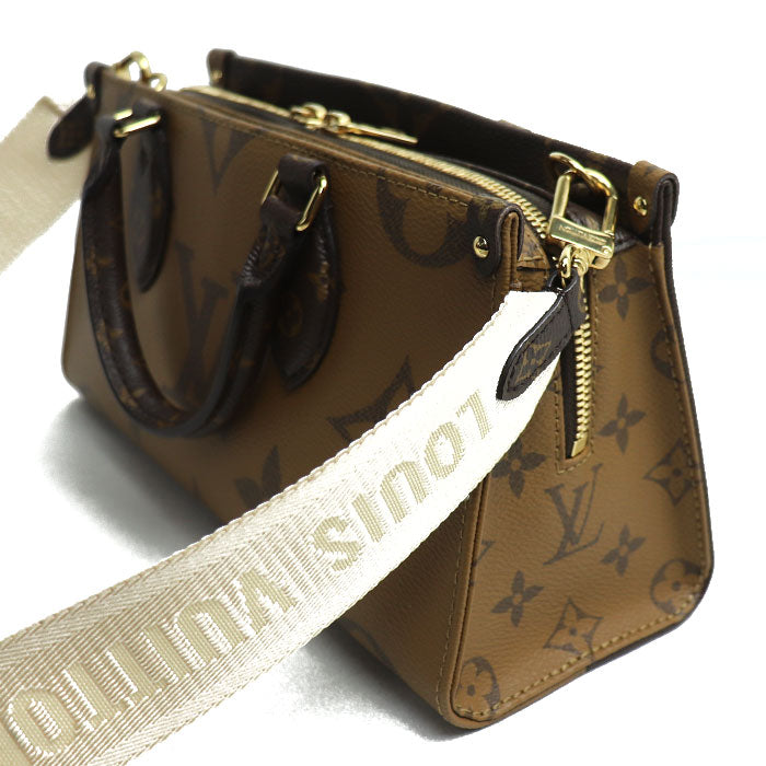 LOUIS VUITTON ルイ・ヴィトン オンザゴーEW 2Wayショルダーバッグ モノグラムジャイアント M46653 ICチップ レディース【中古】