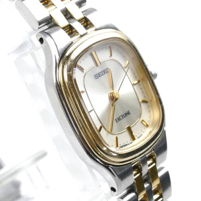 SEIKO セイコー エクセリーヌ 腕時計 電池式 4J41-0AA0 レディース【中古】