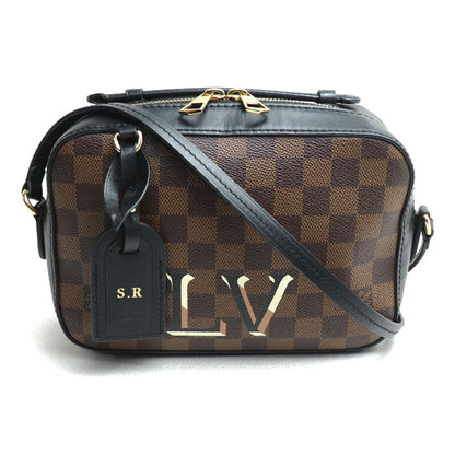 LOUIS VUITTON ルイ・ヴィトン サンタモニカ 2Wayショルダーバッグ ダミエ ブラウン ブラック N40189 CA2109 レディース【中古】