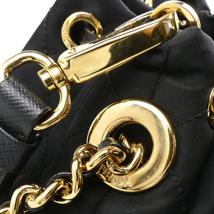 PRADA プラダ Re-Edition 1995 チェーン 2Wayショルダーバッグ ブラック 1BH038 2AOS F0002 ICチップ Re-Nylon レディース【中古】【美品】