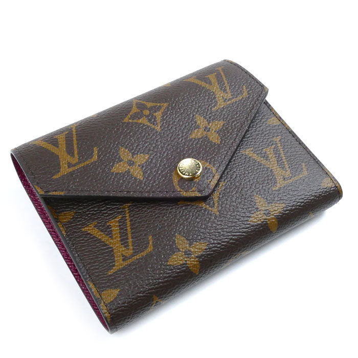 LOUIS VUITTON ルイ・ヴィトン ポルトフォイユヴィクトリーヌ 三つ折り財布 モノグラム M41938 ICチップ レディース【未使用】【買取品】