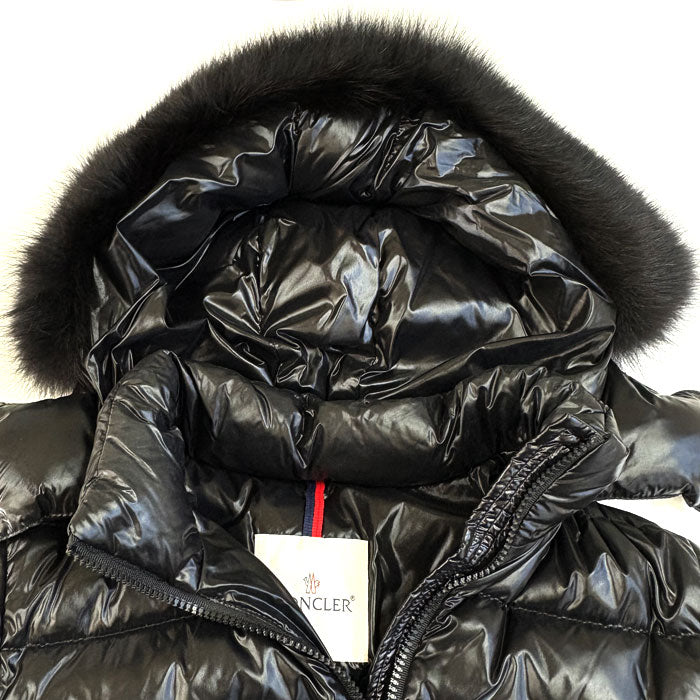 MONCLER モンクレール BADYFUR ダウンジャケット ブラック D20934685825 SIZE 0 レディース【中古】【美品】