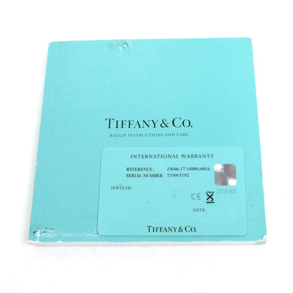 TIFFANY&Co. ティファニー マーク ベゼルダイヤ 腕時計 電池式 Z0046.17.10B90A00A メンズ【中古】