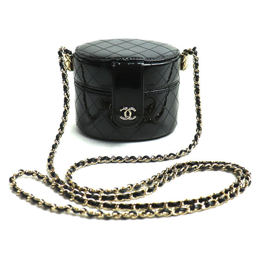 CHANEL シャネル マトラッセ スモール バニティ ショルダーバッグ ブラック AP1573 レディース【中古】【美品】