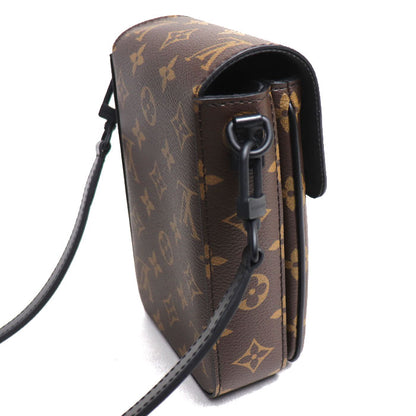 LOUIS VUITTON ルイ・ヴィトン Sロック ヴェルティカル・ウェアラブル ウォレット ショルダーバッグ ブラウン ブラック M81522 IC ユニセックス【中古】【美品】