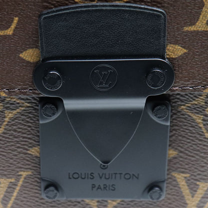 LOUIS VUITTON ルイ・ヴィトン Sロック ヴェルティカル・ウェアラブル ウォレット ショルダーバッグ ブラウン ブラック M81522 IC ユニセックス【中古】【美品】