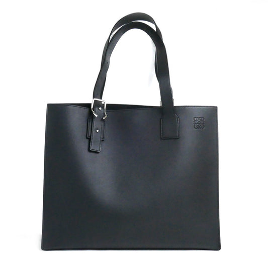 LOEWE ロエベ バックルホリゾンタル トート トートバッグ ブラック B692K96X06 メンズ【中古】