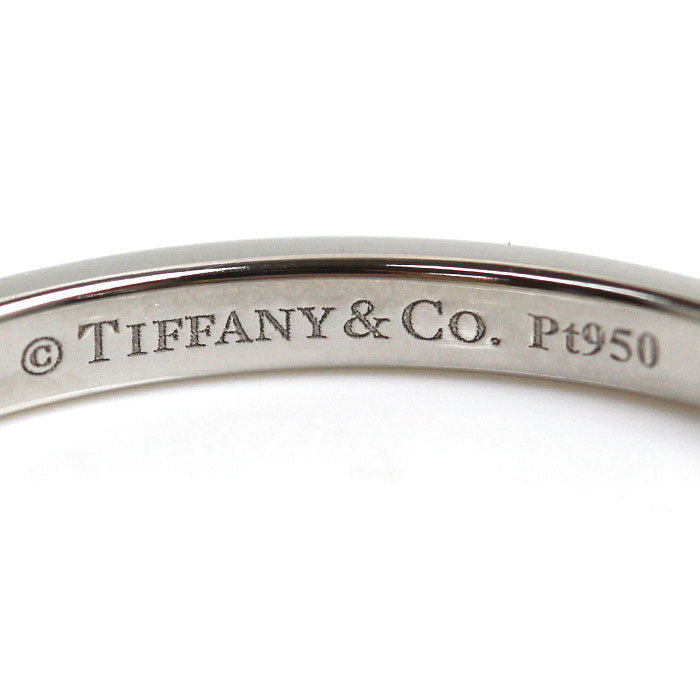 TIFFANY&Co. ティファニー Pt950プラチナ クラシックバンド リング・指輪 61001034 ダイヤモンド 18号 3.4g レディース【中古】【美品】