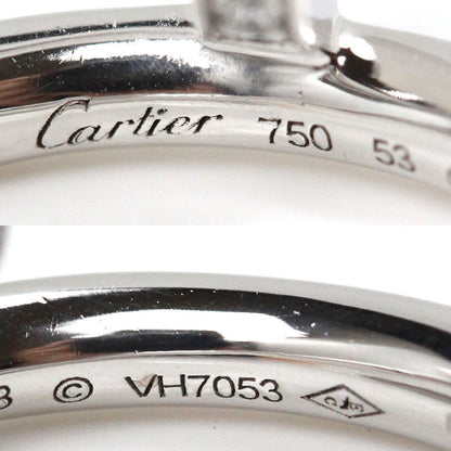 CARTIER カルティエ K18WG ホワイトゴールド ジュストアンクル リング・指輪 B4092753 ダイヤモンド 13号 53 7.7g レディース【中古】【美品】