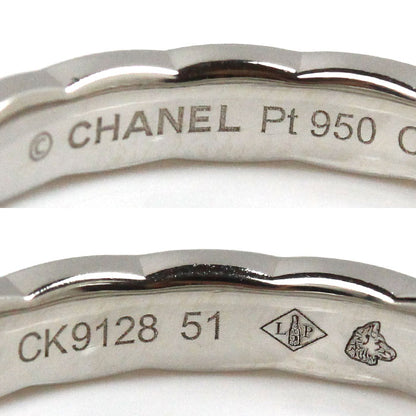 CHANEL シャネル Pt950プラチナ ココクラッシュ リング・指輪 J11117 10.5号 51 4.1g レディース【中古】【美品】