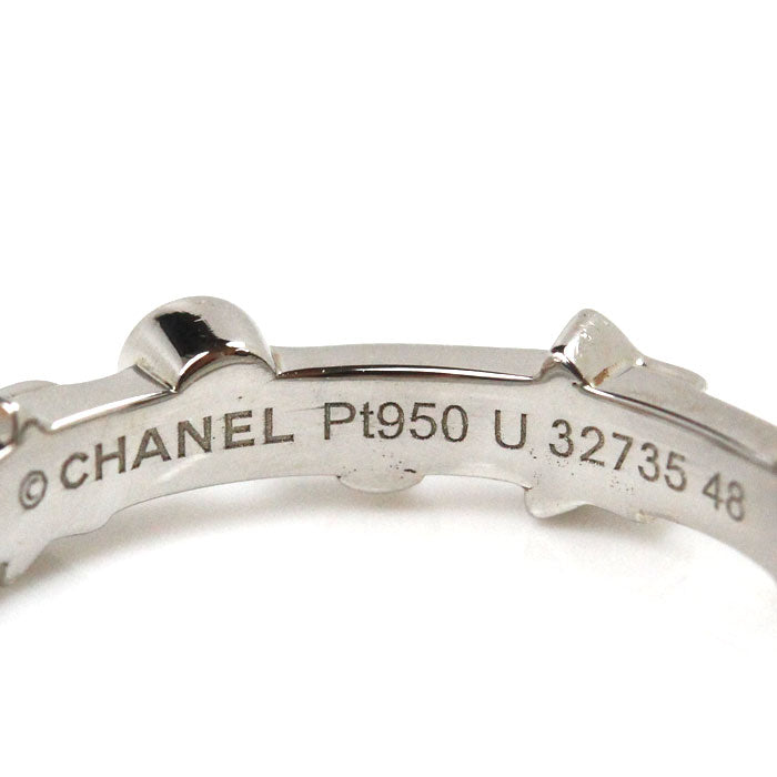 CHANEL シャネル Pt950プラチナ コメットダムール リング・指輪 J10341 ダイヤモンド 8号 48 3.8g レディース【中古】