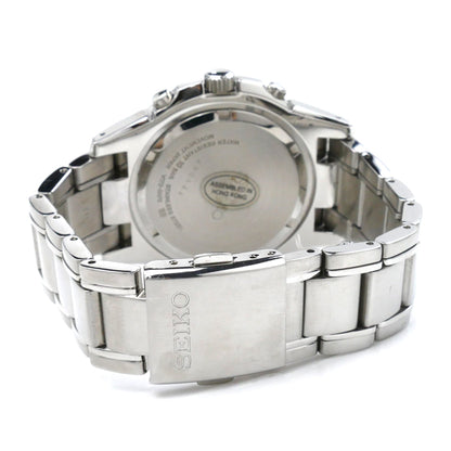 SEIKO セイコー クロノグラフ 腕時計 ソーラー V172-0AF0 メンズ【中古】