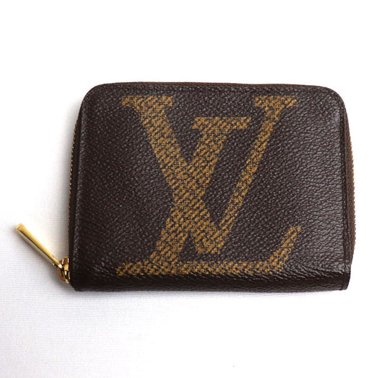 LOUIS VUITTON ルイ・ヴィトン ジッピー・コインパース コインケース モノグラム・ジャイアント ブラウン M69354 SN1280 ユニセックス【中古】