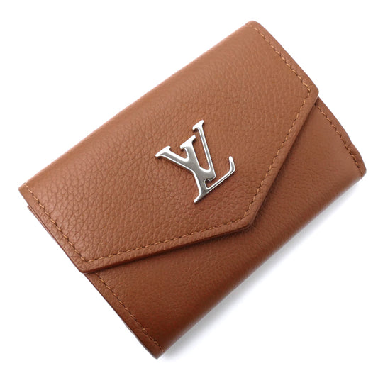 LOUIS VUITTON ルイ・ヴィトン ポルトフォイユ ロック ミニ 三つ折り財布 ブラウン M67862 UB1189 レディース【中古】【美品】