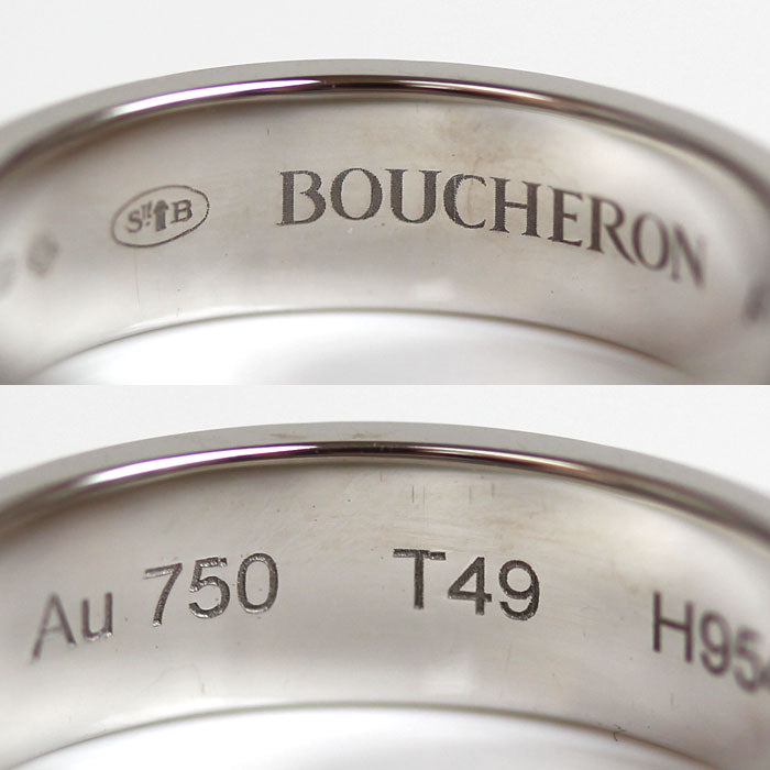 Boucheron ブシュロン K18WG ホワイトゴールド クルドパリ ラージ リング・指輪 JRG0277249 9号 49 4.3g レディース  – 古恵良質店