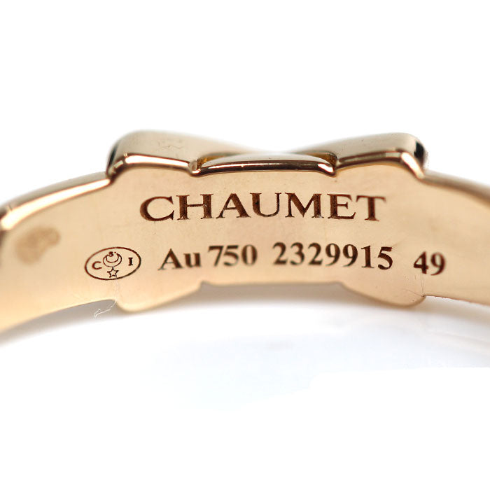 Chaumet ショーメ K18PG ピンクゴールド ジュ ドゥ リアン リング・指輪 082218 ダイヤモンド 9号 49 1.8g レディース  – 古恵良質店