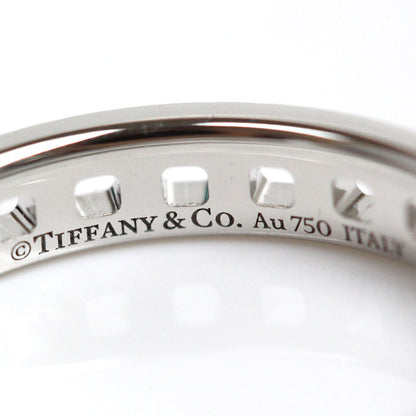 TIFFANY&Co. ティファニー K18WG ホワイトゴールド Tトゥルー ナロー リング・指輪 12.5号 3.7g レディース【中古】