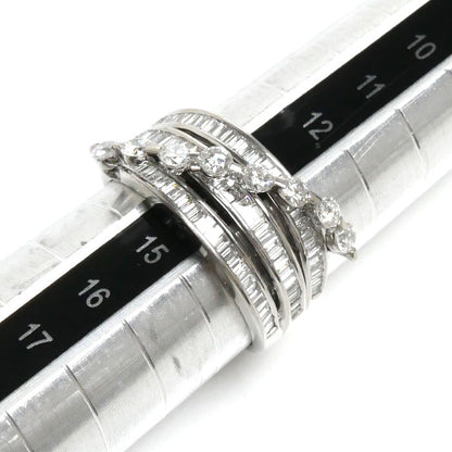 Pt900プラチナ リング・指輪 ダイヤモンド1.50ct 14号 8.4g レディース【中古】