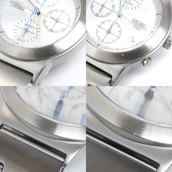 SEIKO セイコー クロノグラフ 腕時計 電池式 SND287P1/7T92-0DA0 メンズ【中古】