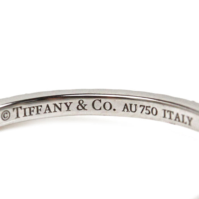 TIFFANY&Co. ティファニー K18WG ホワイトゴールド Tワイヤー ダイヤモンド フルサークル リング・指輪 60148898 ダイヤモンド 10.5号 1.3g レディース【中古】【美品】