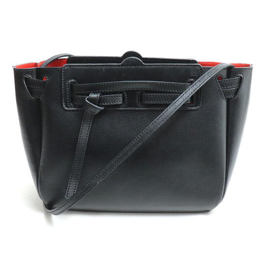 LOEWE ロエベ ラゾ ミニ 2Wayショルダーバッグ ブラック レッド 329.74.Z71 レディース【中古】